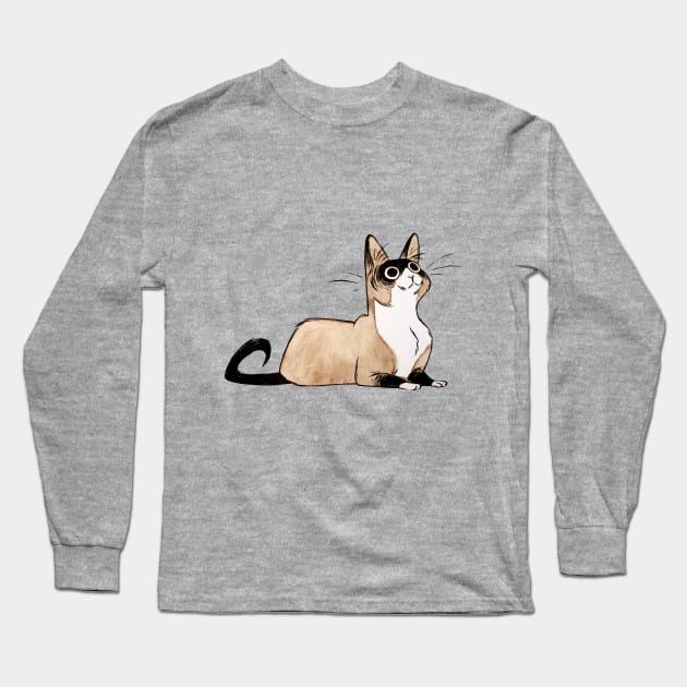 Snowshoe Long Sleeve T-Shirt by NatSmall